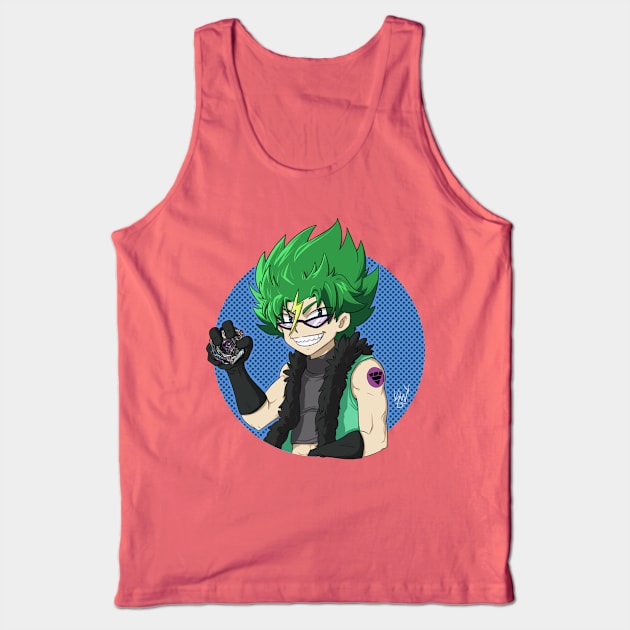 Silas from Beyblade Burst Evolution Tank Top by Kaw_Dev